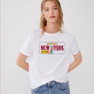 Zara New York Graphic Tee